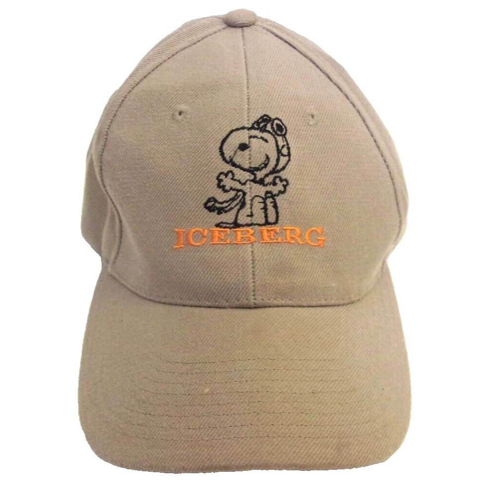Iceberg Vintage Snoopy Baseball Cap Khaki OS